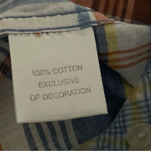 Tailorbyrd Collection Men’s Plaid Short Sleeve Button-up Shirt M 100% Cotton - Picture 5 of 5